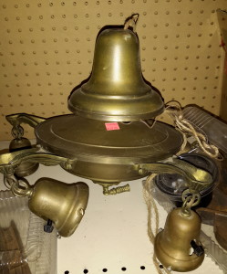 antique brass ceiling fixture